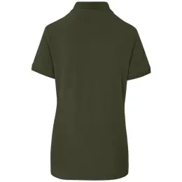 Ladies Houston Stretch Golf Shirt Olive Back